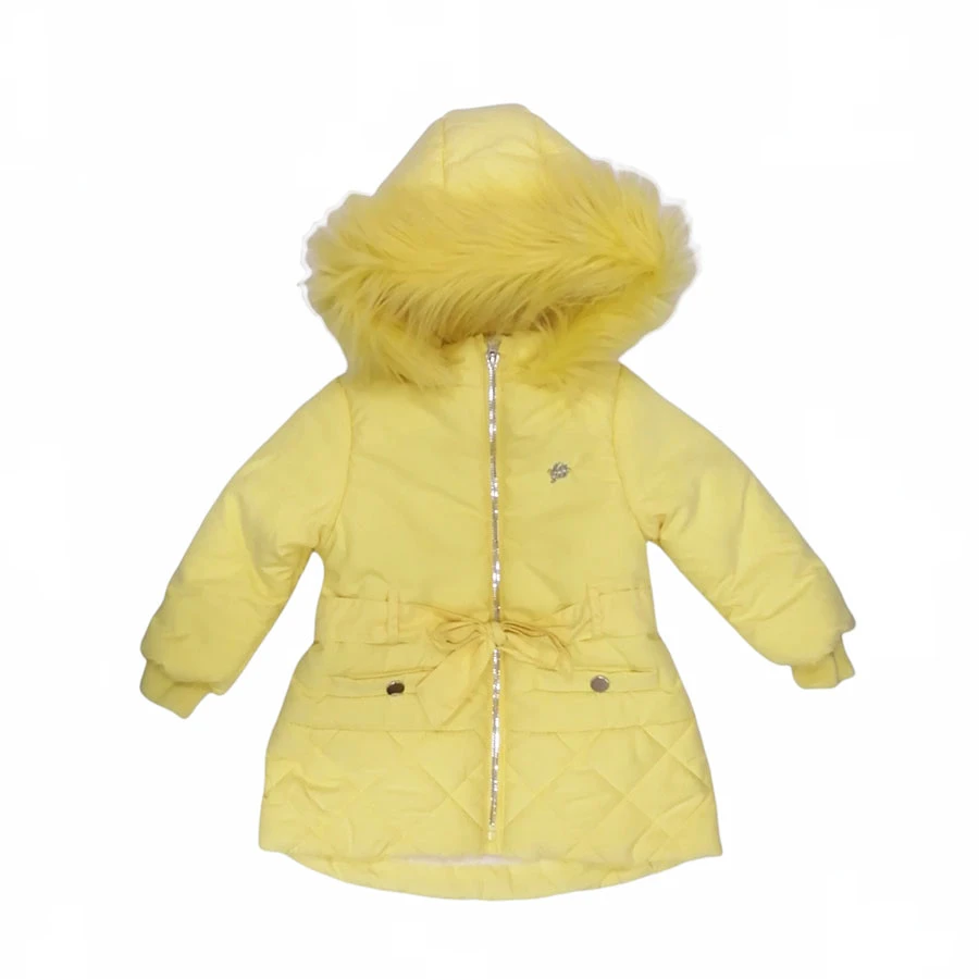 Jakna žuta 21664 - zimska jakna za devojčice