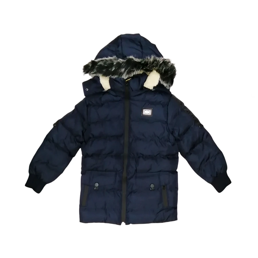 Jakna teget 240C58LCV - duga zimska jakna za dečake