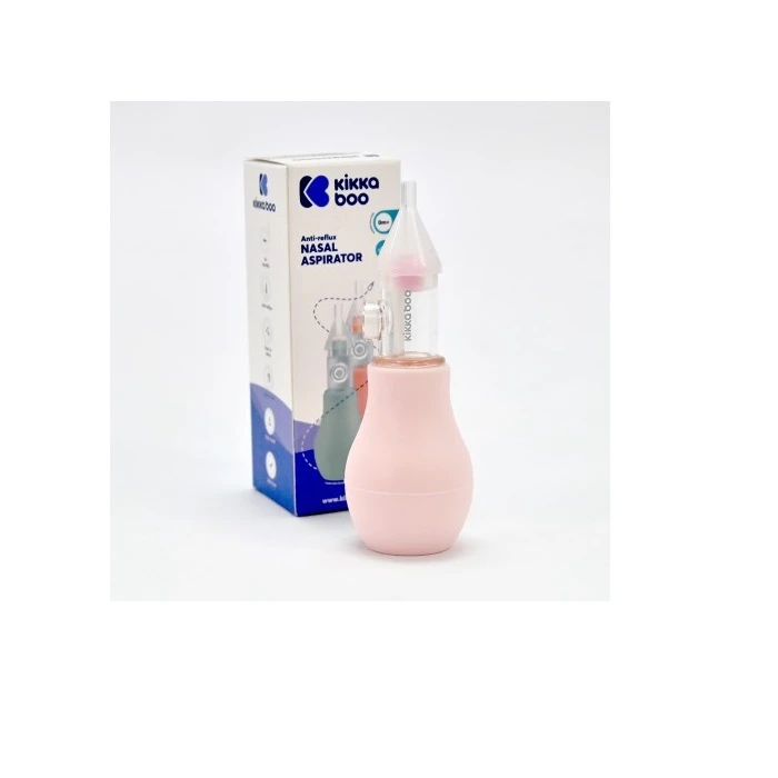 Kikka Boo pumpica za nos anti reflux Pink - Roze pumpica za čišćenje nosa kod beba