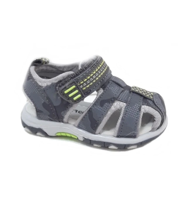  Sandale za dečaka grey B1611  - udobne, anatomske sandale za dečake