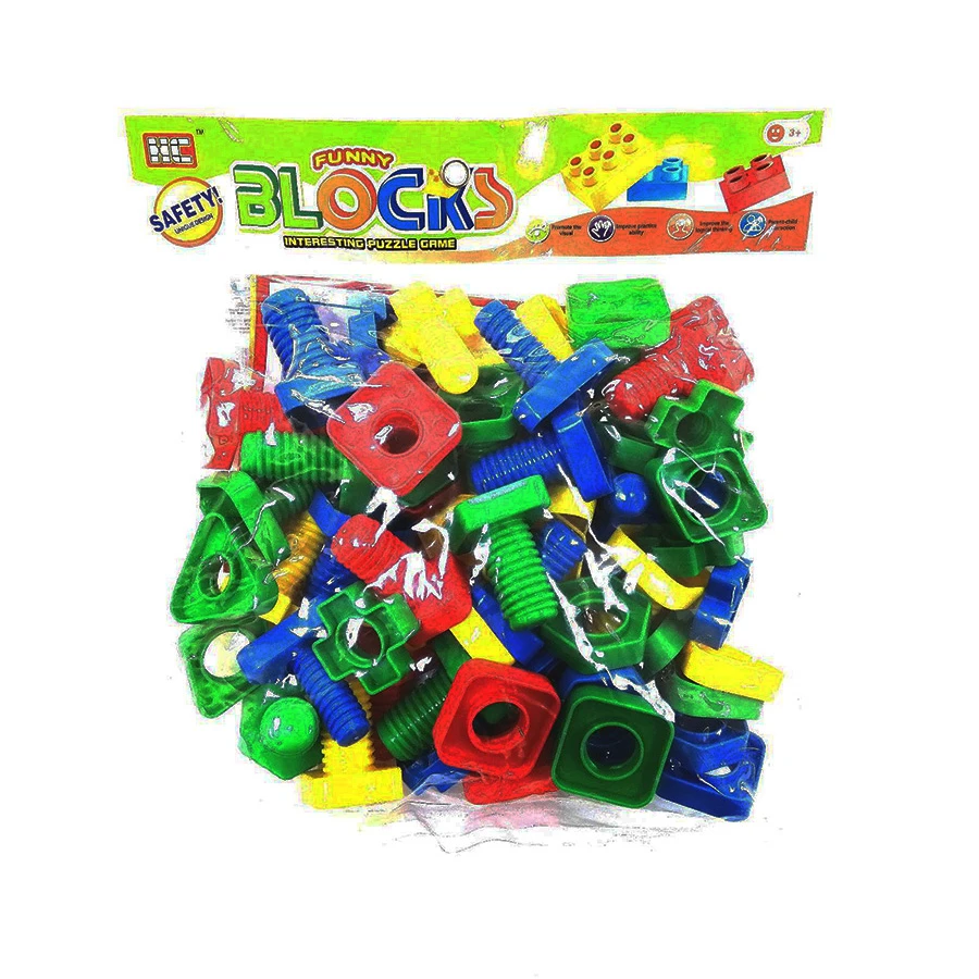 Plastični šrafovi 10947 - univerzalne igračke, edukativni setovi