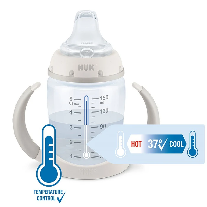 FC Plastična flašica termometar 150ml NUK 215342 - flešica za hranjenje bebe