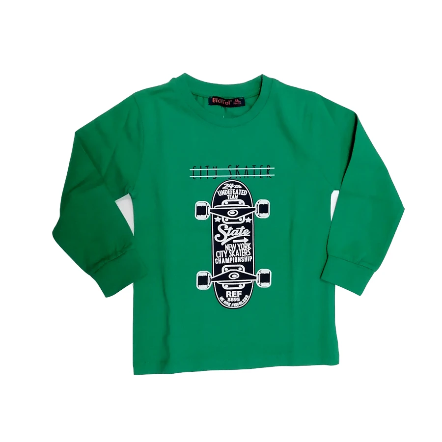 Majica za dečake city skater green