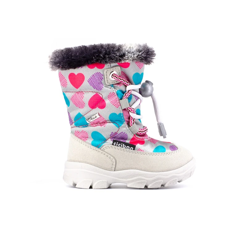 Ciciban Snow hearts S819508 - nepromočive čizme za devojčice