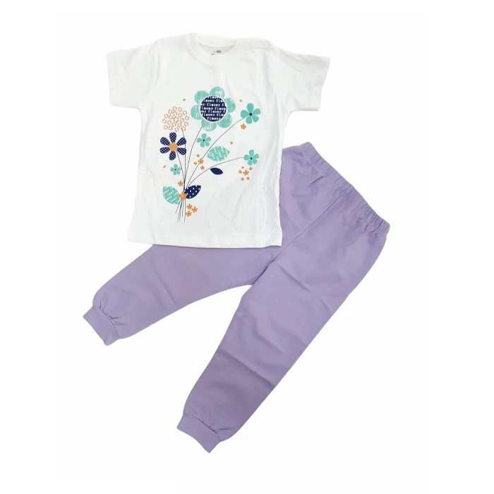Pidžama za devojčice lila PO45 