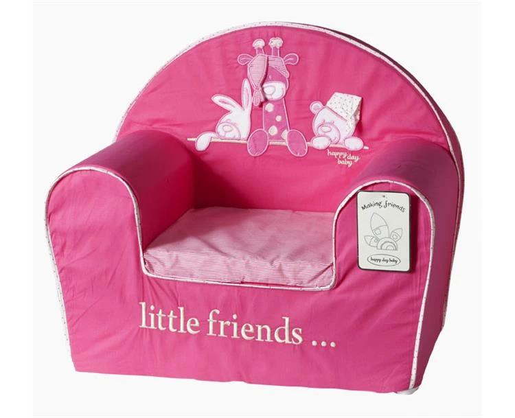 Fotelja za bebe Tri drugara ciklama - sunđerasta fotelja za decu do 5 godina