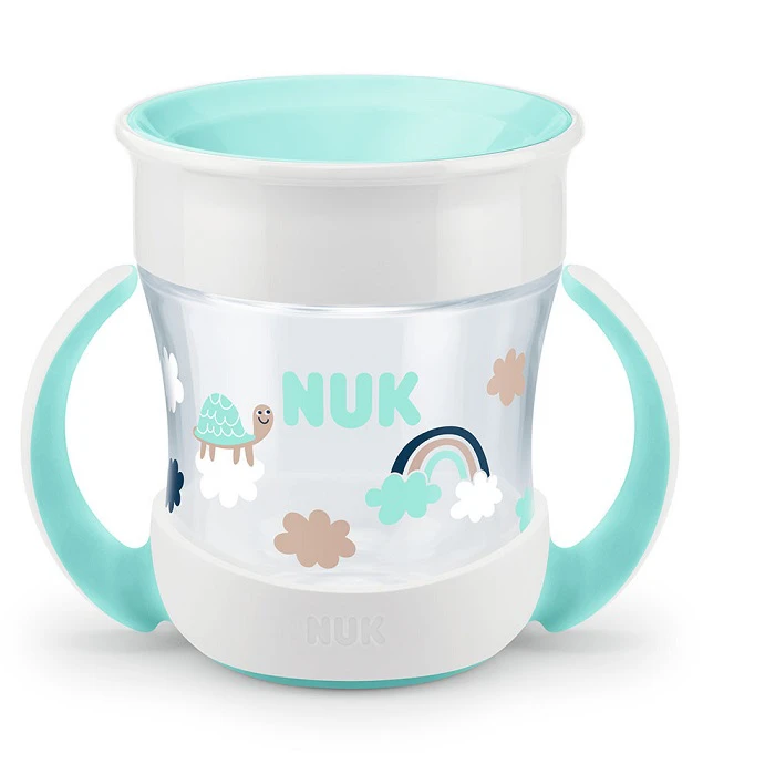 Zelena mini magic cup sa ručkama NUK 255450 - magična šolja za bebe