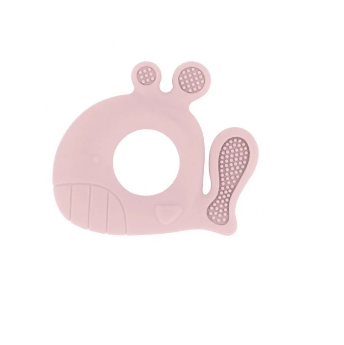  Silikonska glodalica Whale Pink KKB90046, zubici
