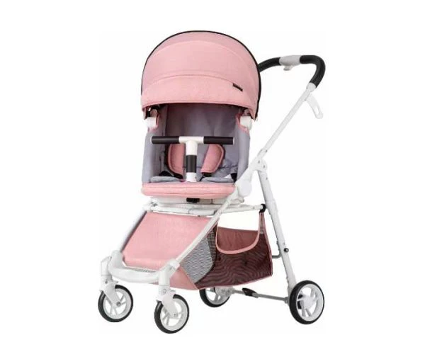 Kolica za bebe V6 Twister pink BBO  - udobna kolica za devojčice