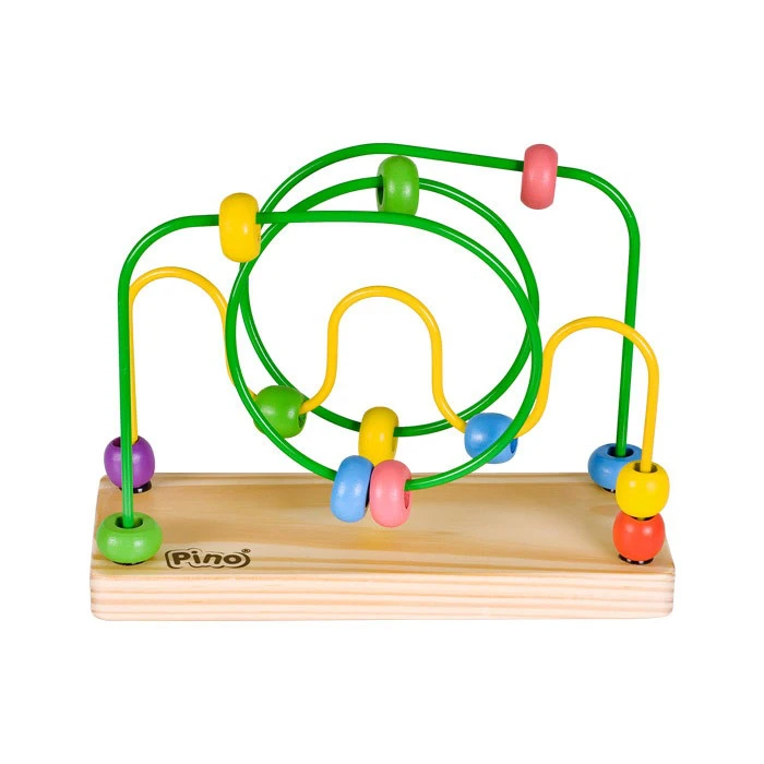Pino lavirint sa perlicama 7289 - didaktička drvena igračka za decu