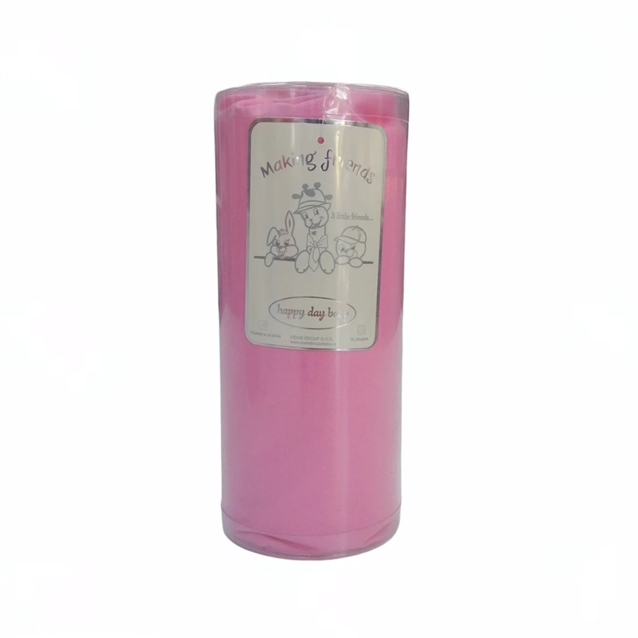  Roze čaršaf jednobojni 1390 - navlaka za dušek