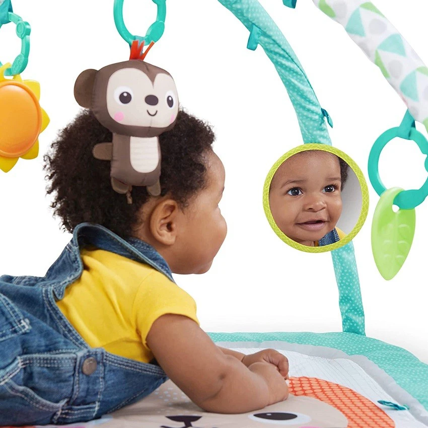 Podloga za bebe KIDS II Bright Stars Safari - mekana prostirka za bebe