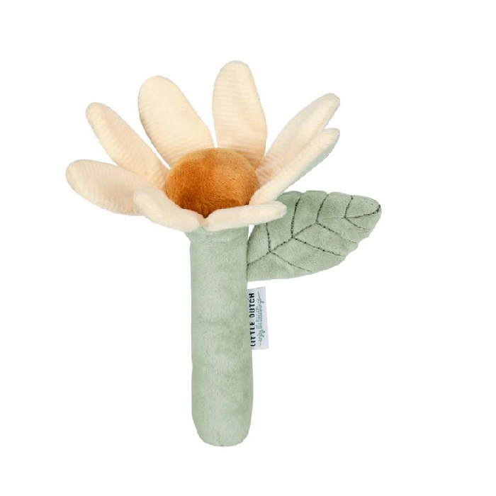   Igračka zvečka Cvetić LD8514 - plišana zvečka za bebe u obliku cveta
