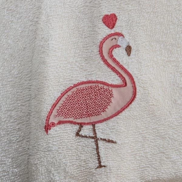 Bademantil Flamingo 658 - frotirni bade mantil za decu