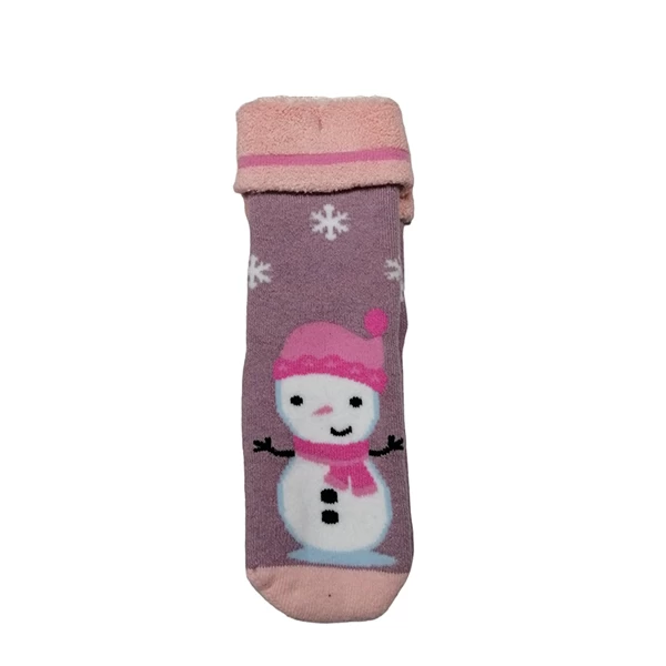 Bebi čarapice ljubičasti snesko - dečije termo čarapice