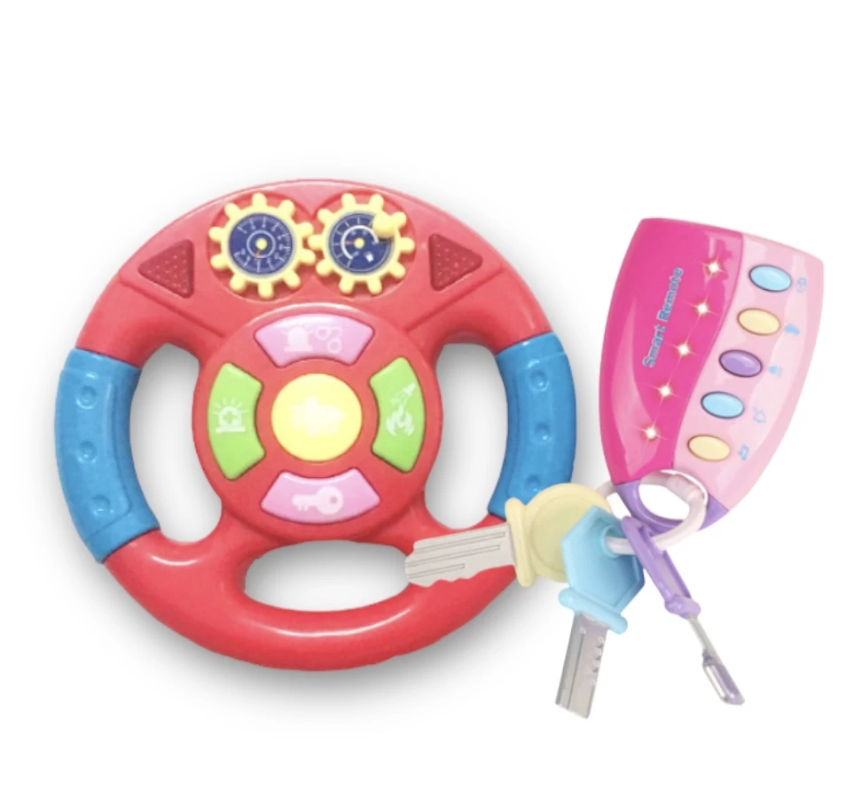 Bebi igra 9033163560905-Muzička igračka za bebe, volan i ključevi