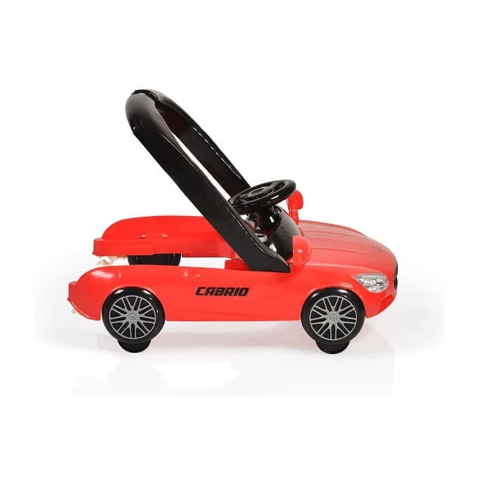 Dubak Cabrio u crvenoj boji CAN4163 - auto šetalica za bebe