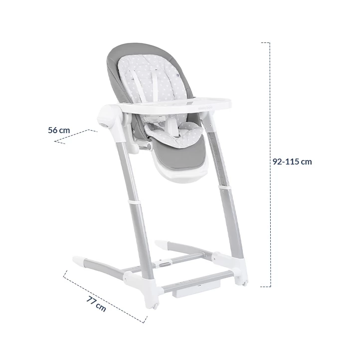 Električna ljuljaška i stolica Prima Grey KKB60080 - stolica za hranjenje i ljuljaška