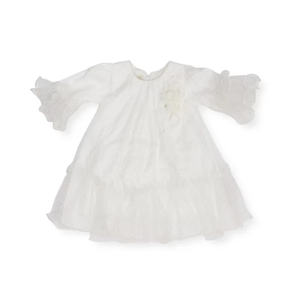 Haljina bela 10385 - dečija svečana haljina