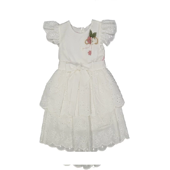 Haljina bela 238381 - haljina za devojčice