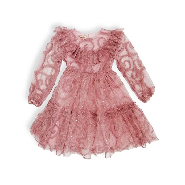 Haljina roze 4554 - dečija svečana haljina