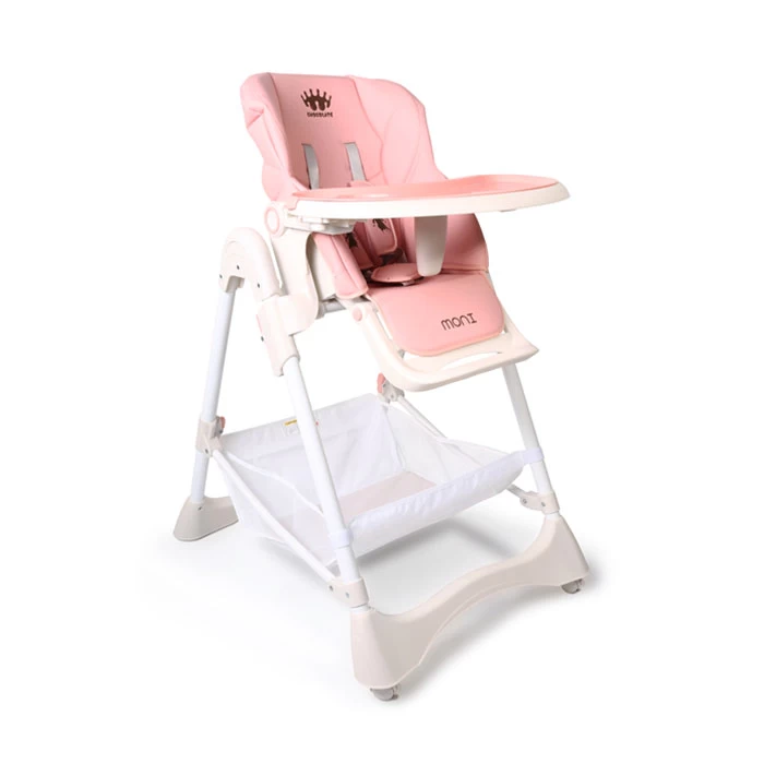 Hranilica za bebe Chocolate pink - stolica za hranjenje za devojčice