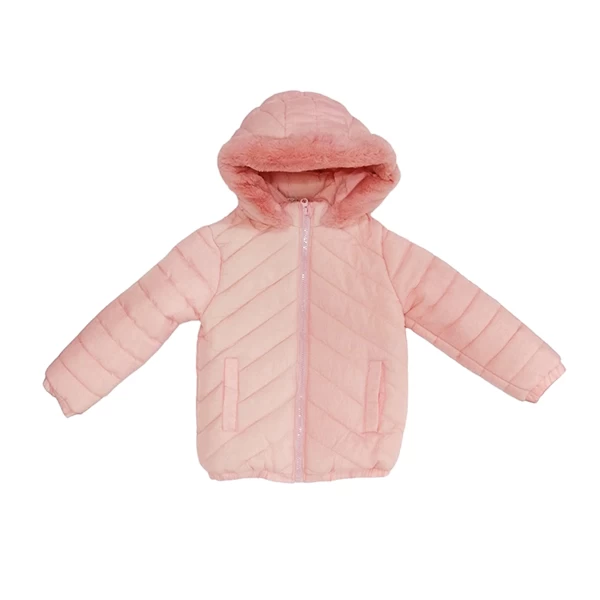 Jakna roze 22356 - zimska jakna za devojčice