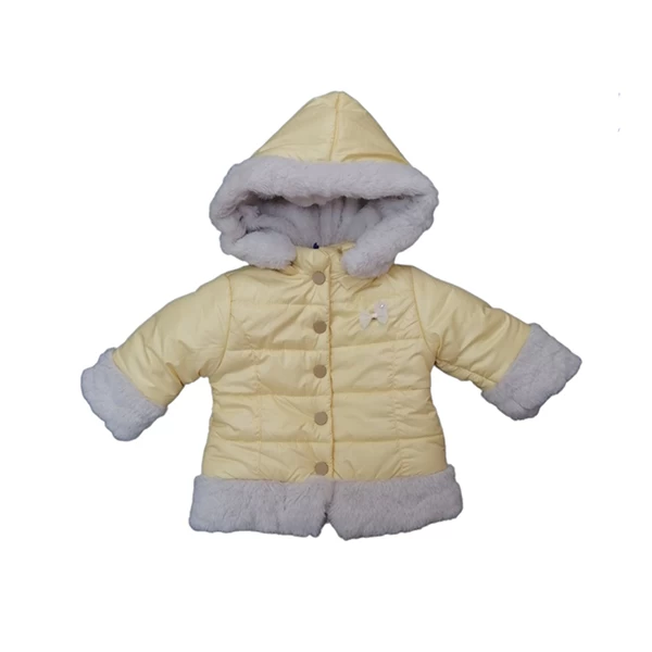 Jakna za devojčicu yellow 4414 - zimska topla jakna za devojčice