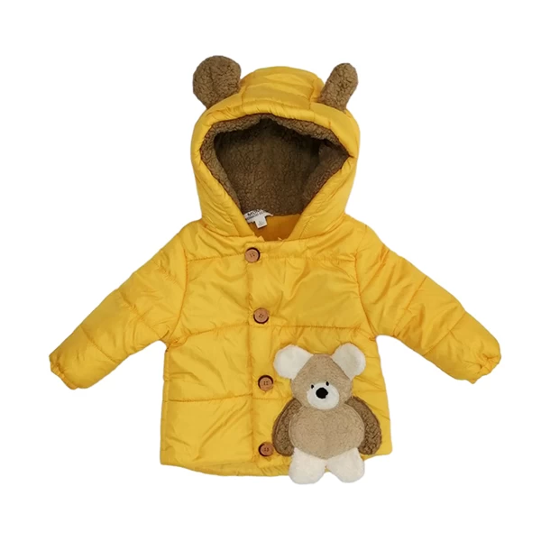 Jakna žuta 22308 - zimska jakna za decu
