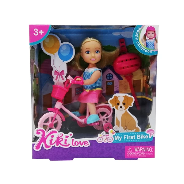 Kiki na biciklu  88006 - Kiki lutka za devojčice