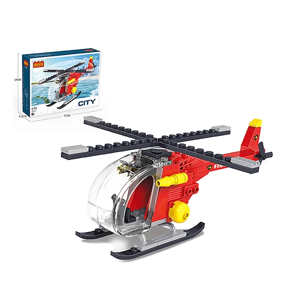 Kocke policijski helikopter 4186 - kreativne igračke