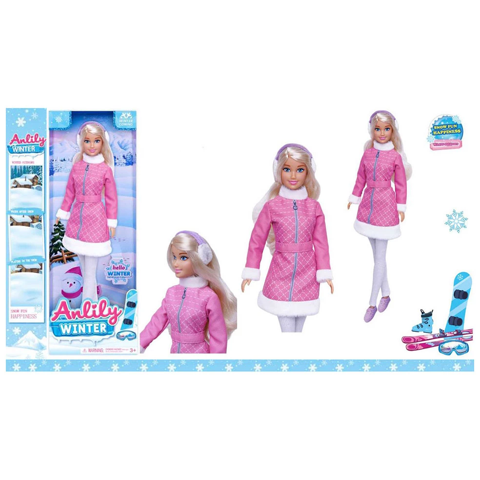 Lutka Anlily zimska 98001 - dečija igračka lutka Anlily u zimskom odelu