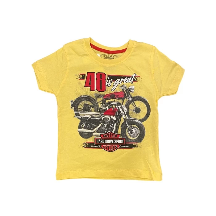 Majica žuta 210650 - majica za dečake