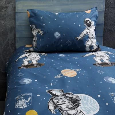 Posteljina set štampa 151-1311 - dečija posteljina astronaut