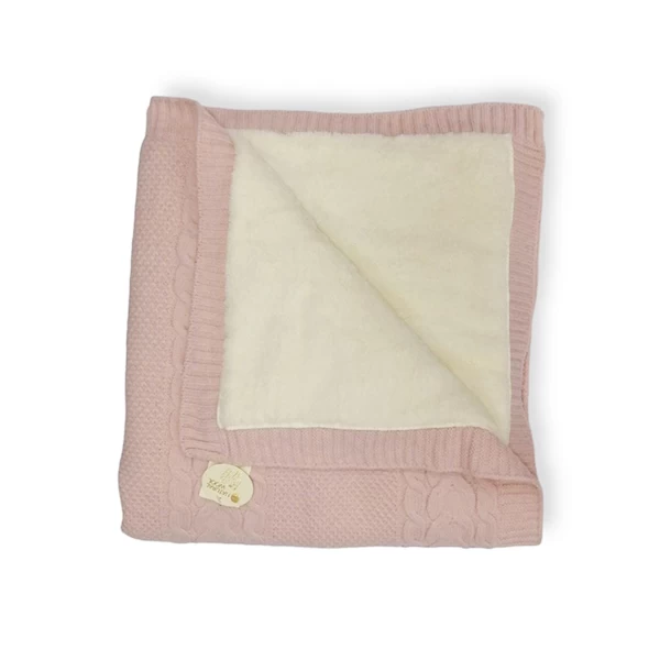 Prekrivač roze 10692 - prekrivač za bebe, ćebe, ćebence