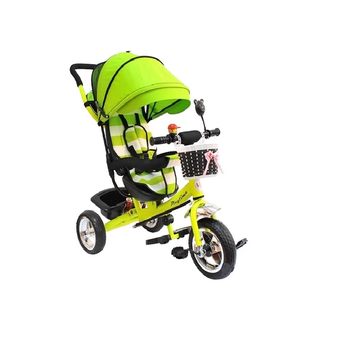 Tricikl 406-1 zeleni - univerzalni tricikl guralica za decu